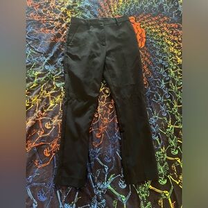 Black Slim Fit Trousers/Slacks